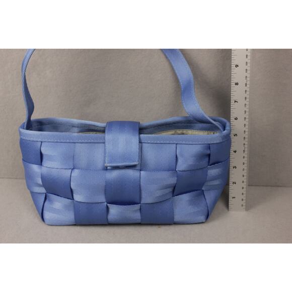 HARVEY'S Seatbelt Bag Blue Small Tote Purse Single Strap Built in the US - Picture 14 of 15